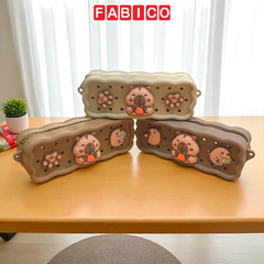 Bóp Viết Nhựa Kèm Charm Chống Nước, Đa Năng Capybara Dễ Thương SHU9161
