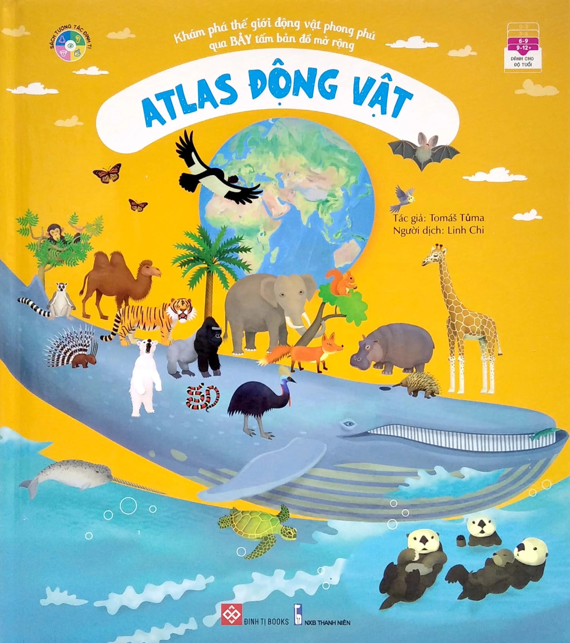 Khám Phá Thế Giới Động Vật Phong Phú Qua Bảy Tấm Bảng Đồ Mở Rộng - Atlas Động Vật