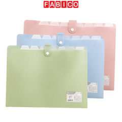 Bìa Nút Đáy Rộng A4 8 Ngăn EF08 Elephant – File Hồ Sơ 8 Ngăn Mở Rộng, Cặp Đựng Tài Liệu A4 Cao Cấp