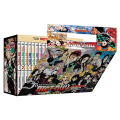 Premium Boxset Thanh Gươm Diệt Quỷ - Kimetsu No Yaiba (Hộp 23 Tập) - Tặng Kèm Quà Tặng + Shikishi