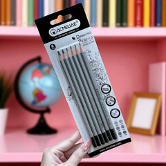 Vỉ Bút Chì Phác Thảo Cao Cấp ACMELIAE 2H, HB, 2B, 4B, 6B, 8B