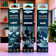 Hộp 12 Cây Bút Chì Phác Thảo Chuyên Nghiệp ACMELIAE 4mm