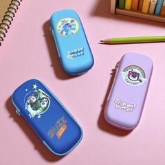 Bóp Nhựa Disney A83079 Hộp Đựng Bút Chì Có Khóa Kéo Chắc Chắn Chống Nước