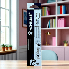 Hộp 12 Cây Bút Chì Phác Thảo ACMELIAE Chì 2B Ngòi 2.4mm