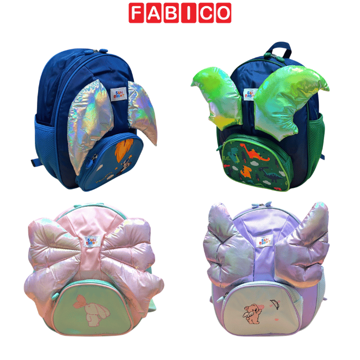 Ba Lô Trẻ Em Mẫu Giáo SunEight 3D Wings – Balo Hoạt Hình Siêu Dễ Thương Cho Bé Trai Và Bé Gái 3–6 Tuổi