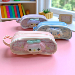Hộp Bút Học Sinh 2 Ngăn Vải Mềm Dễ Thương Sanrio 9129