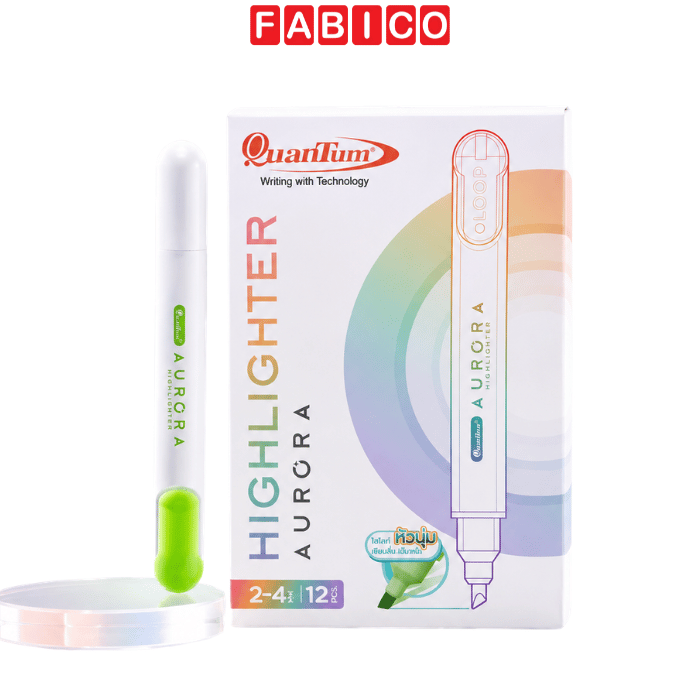 Bút Dạ Quang Aurora Neon – Bút Highlight Màu Neon Nổi Bật Cho Học Tập Và Văn Phòng