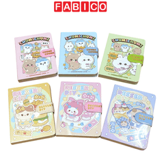 Sổ Tay Mini Có Khóa Nam Châm Cute A6 Ghi Chú Tiện Lợi