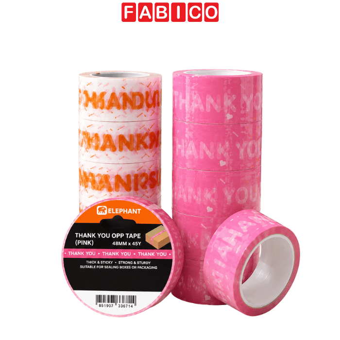 Băng Keo Thank You ELP 48MM x 45Y – Băng Keo Đóng Gói Hàng Hóa Chuyên Nghiệp Cho Shop Online