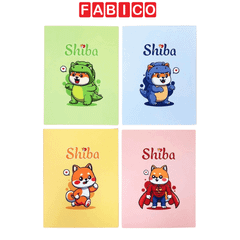 Lốc 10 Cuốn Tập Học Sinh Shiba 5 Ô Ly 96 Trang 80gsm The Sun – Thiết Kế Dễ Thương, Giấy Chất Lượng Cao