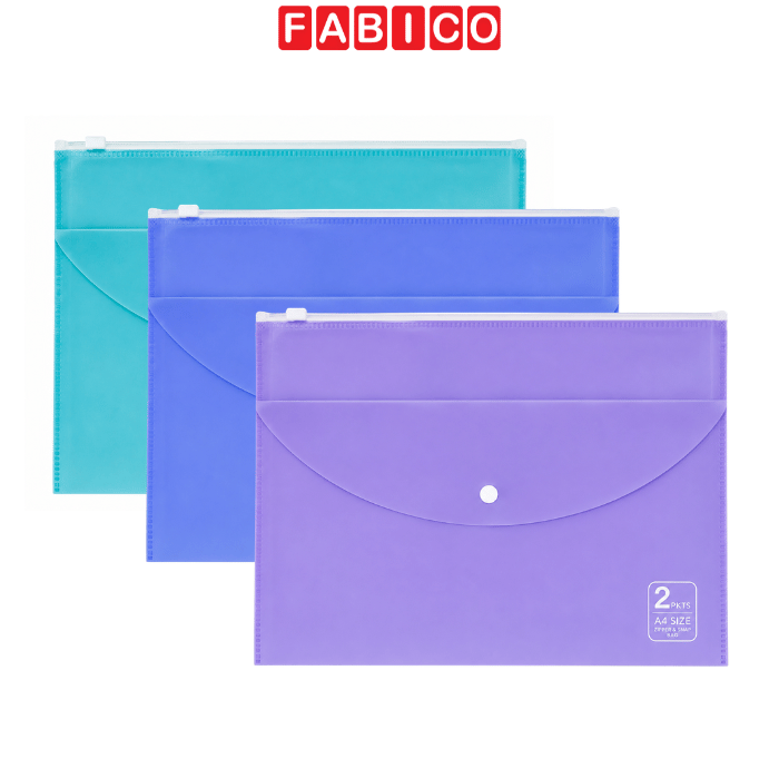 Túi Đựng Tài Liệu A4 2 Ngăn Kinary FB1436-SI – Bìa Hồ Sơ Nhựa A4 Cao Cấp, Lưu Trữ Tài Liệu Gọn Gàng Và Chuyên Nghiệp