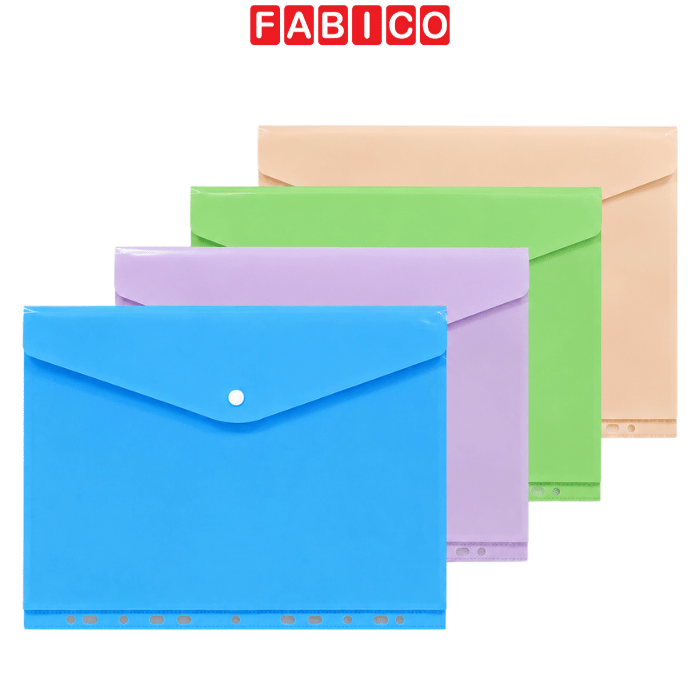Bìa Nút Nhựa A4 Kinary FB1071-V+ & FB1013-V+ – Bìa Hồ Sơ Đựng Tài Liệu Văn Phòng Cao Cấp