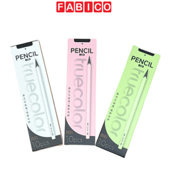 Hộp 10 Bút Chì Gỗ Truecolor HB Pastel Viết Mượt Thiết Kế Tối Giản