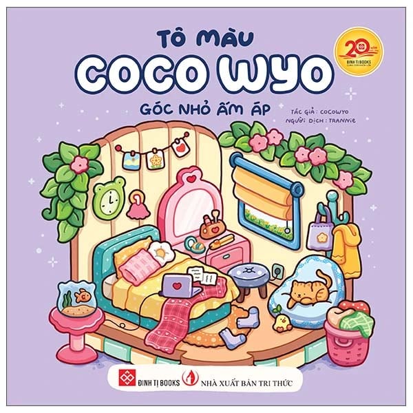 Sách Tô Màu Coco Wyo - Góc Nhỏ Ấm Áp
