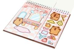 Trò Chơi Bóc Dán Sticker Capybara - Thành Phố Vui Nhộn - Hang Wing XM2412-1A
