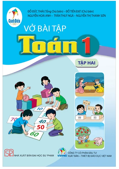 Vở Bài Tập Toán Lớp 1 Tập 1, Tập 2 Cánh Diều 2025