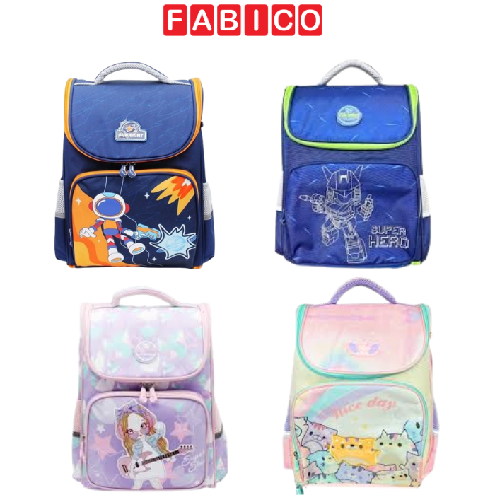 Balo Chống Gù SunEight 90250 Siêu Nhẹ Chống Nước Cho Học Sinh Cấp 1