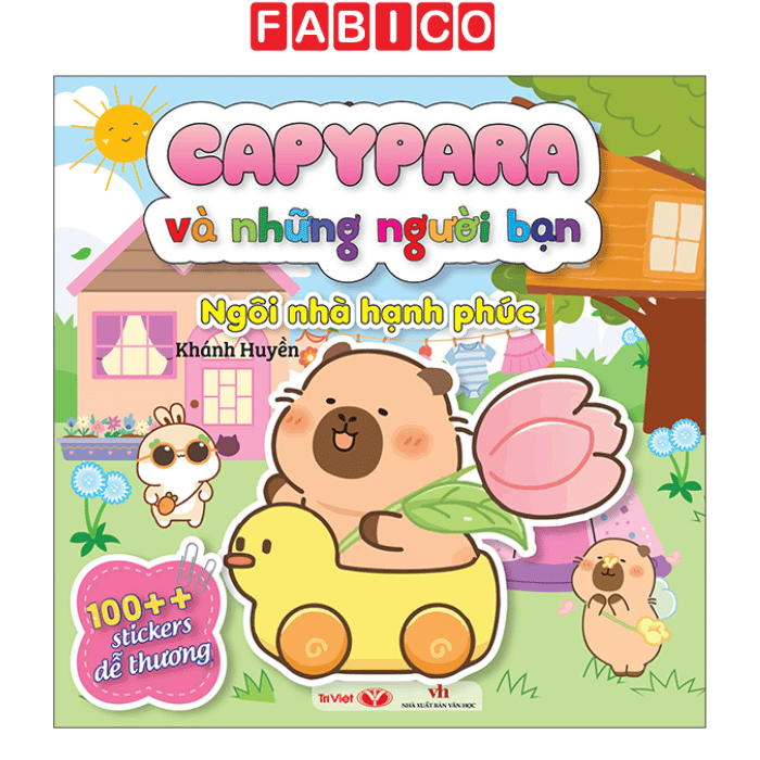 Sách Capybara Và Những Người Bạn – Bộ Sticker Sáng Tạo Dễ Thương Cho Bé (Lẻ Cuốn Tùy Chọn Chủ Đề)