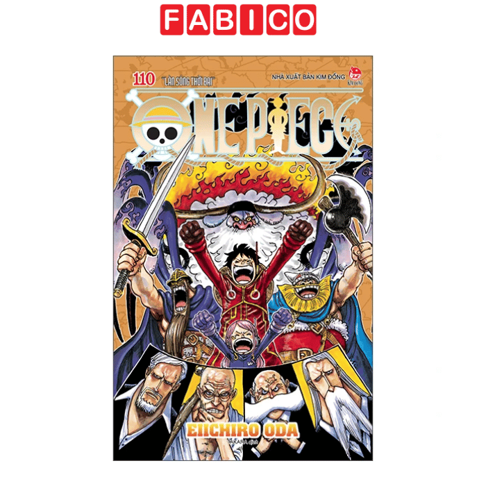 One Piece - Tập 110 - “Làn Sóng Thời Đại” - Bản Bìa Áo