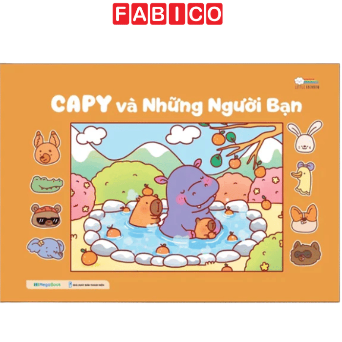 Sách Tô Màu - Capy Và Những Người Bạn