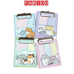 Bảng Kẹp Giấy Note Mini Hình Mèo Cute Pastel