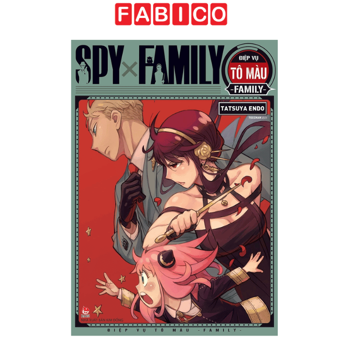 Sách Spy X Family - Điệp Vụ Tô Màu - Family | Sách Tô Màu Anime Manga Chính Hãng
