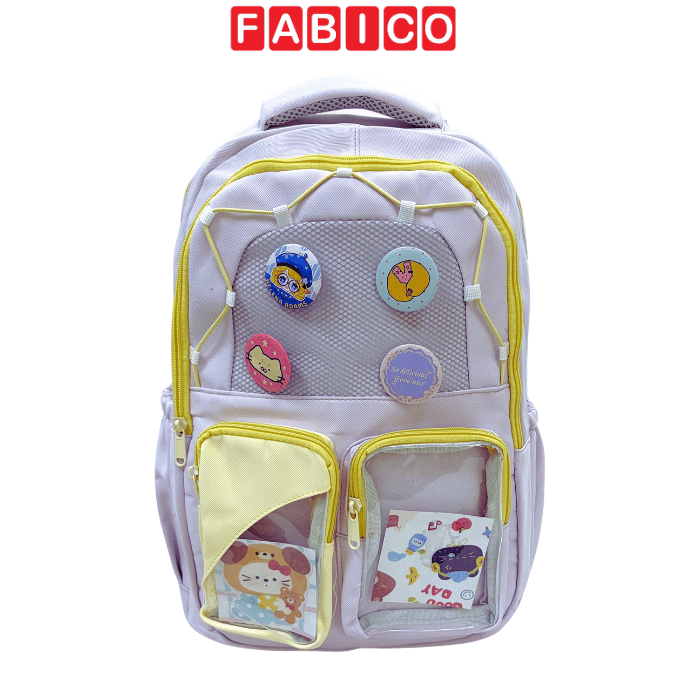 Balo Thời Trang Nữ Baoding Yunxi – Balo Học Sinh Dễ Thương, Siêu Nhẹ, Đựng Laptop 15 Inch