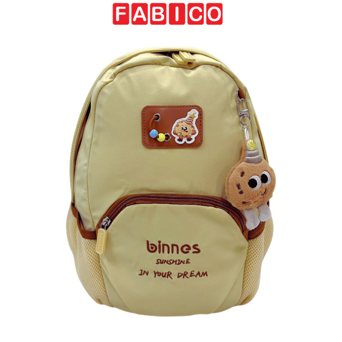 Balo Mẫu Giáo Cao Cấp BinBes BNS-6543 – Balo Chống Nước Cho Bé 2-5 Tuổi Kèm Móc Khóa Dễ Thương