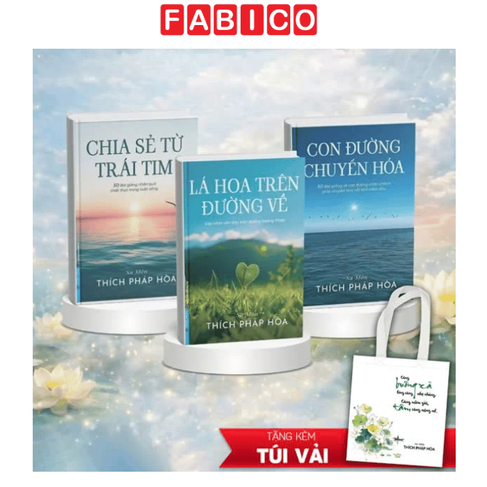 Combo Sách Thầy Thích Pháp Hòa – Sách Phật Pháp, Chữa Lành Tâm Hồn Và Sống An Lạc Mỗi Ngày
