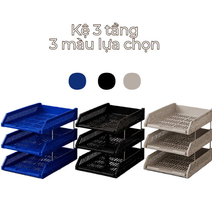 Kệ Hồ Sơ Đứng Elephant 2 Tầng / 3 Tầng – Khay Đựng Tài Liệu Nhựa Cao Cấp Cho Văn Phòng Và Học Tập