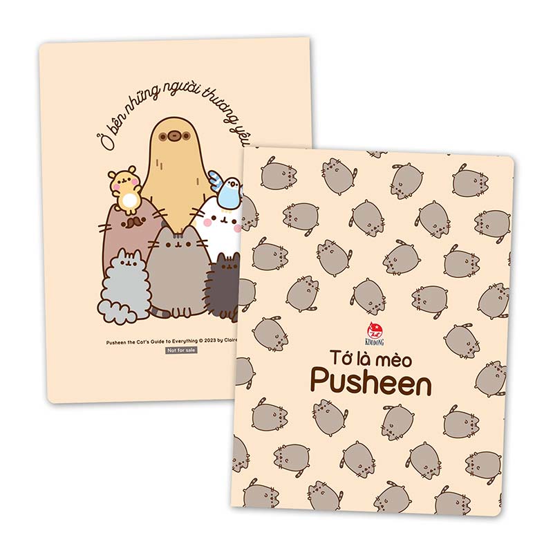Tớ Là Mèo Pusheen - Tập 3 - Cẩm Nang Tất Tần Tật Của Pusheen - Tặng Kèm Bảng Sticker + Mini Clearfile