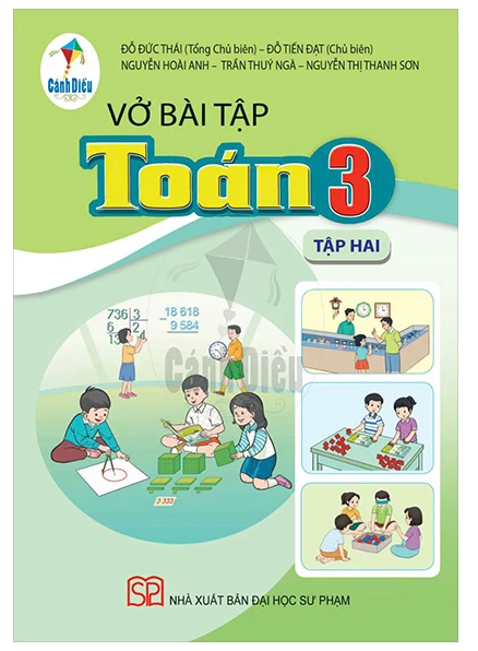 Vở Bài Tập Toán Lớp 3 Tập 1, Tập 2 Bộ Cánh Diều (2025)
