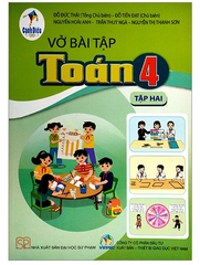 Vở Bài Tập Toán Lớp 4 Tập 1, Tập 2  Bộ Cánh Diều (Chuẩn)