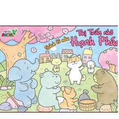 Sách Tô Màu - Thị Trấn Nhỏ Hạnh Phúc