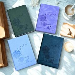 Sổ Da A5 Sổ Tay Bìa Da Kẻ Ngang Depai 80g 280 Trang Giấy Dày Chất Lượng Chống Nước Quà Tặng Sang Trọng