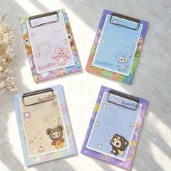 Bìa Kẹp Giấy Note Ghi Chú Depai Babythree, Capybara Bảng Kẹp Giấy Tờ Hồ Sơ Trình Ký Văn Phòng Phẩm
