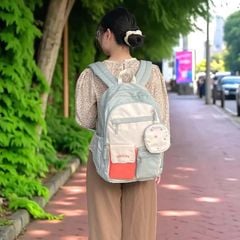 Ba Lô Thời Trang Teen Binnes BNS-6057 Balo Siêu Nhẹ Chống Nước Nhiều Ngăn