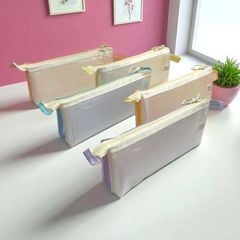 Bóp Viết Lưới KinhShion XL6126 - Túi Lưới Khóa Kéo Ngăn Khoang Rộng Thoáng Khí