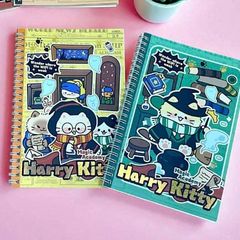 Vở Lò Xo Harry Kitty 80g 80 Trang Depai - Sổ Ghi Chép Cute Sổ Tay Học Sinh, Sinh Viên A5-2121-136