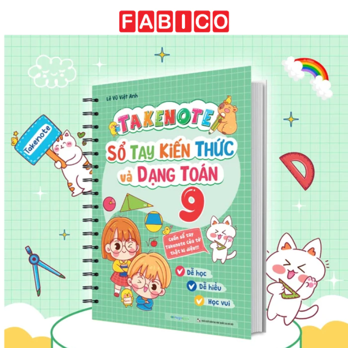Takenote Sổ Tay Kiến Thức Và Dạng Toán Lớp 9