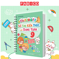 Takenote Sổ Tay Kiến Thức Và Dạng Toán Lớp 9