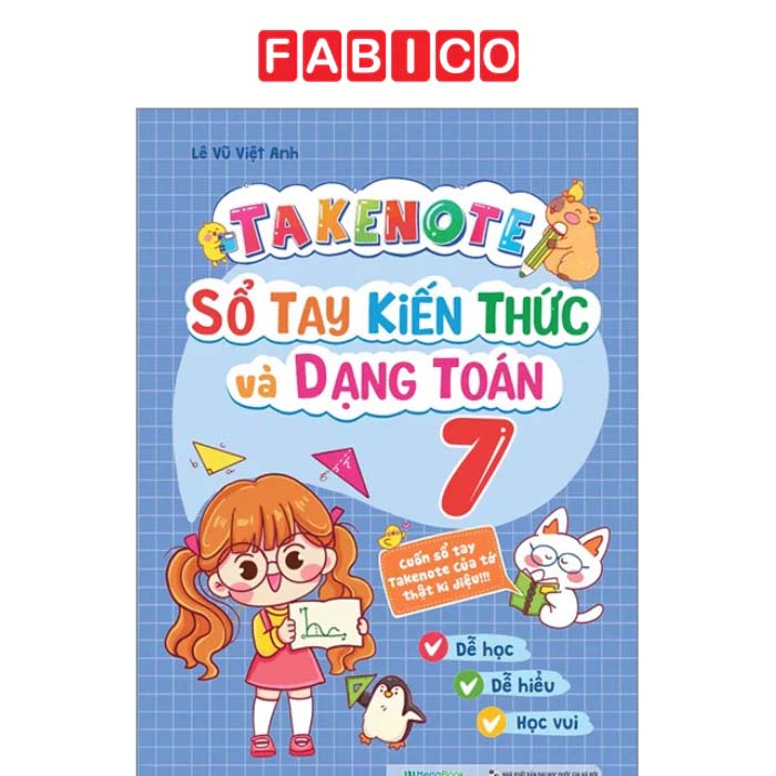 Takenote Sổ Tay Kiến Thức Và Dạng Toán Lớp 7