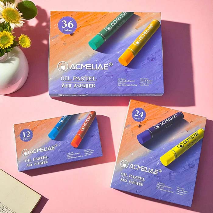 Bút Sáp Dầu Pastel Siêu Mịn ACMELIAE - 12/24/36 Màu