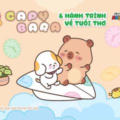 Sách Tô Màu - Capybara Và Hành Trình Về Tuổi Thơ