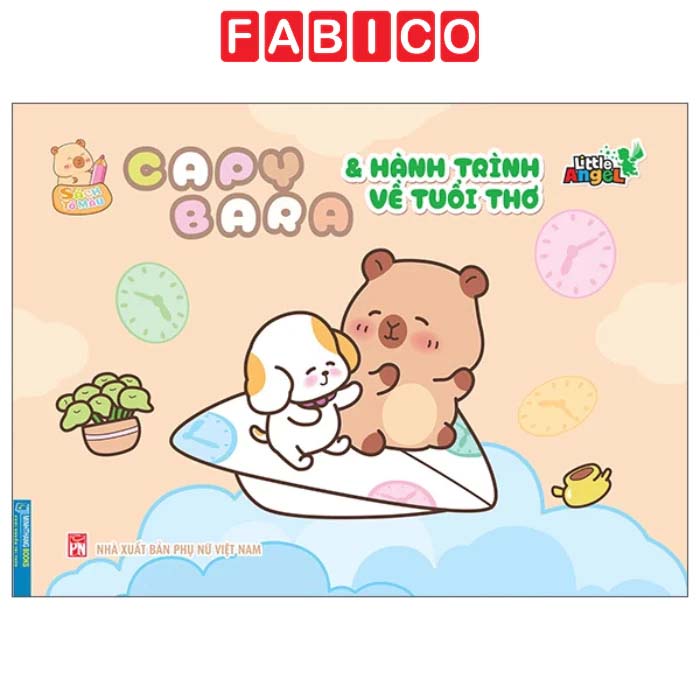 Sách Tô Màu - Capybara Và Hành Trình Về Tuổi Thơ