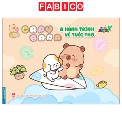 Sách Tô Màu - Capybara Và Hành Trình Về Tuổi Thơ