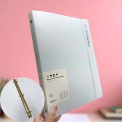 Bìa File Lá Còng Sắt A4 3 Còng TACOTACO Cao Cấp