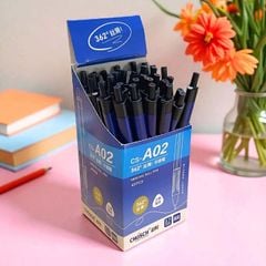 Combo 20/40 Cây Bút Bi Mực Gel Xanh Đầu Bấm CHOSCH Văn Phòng Ngòi 0.7mm