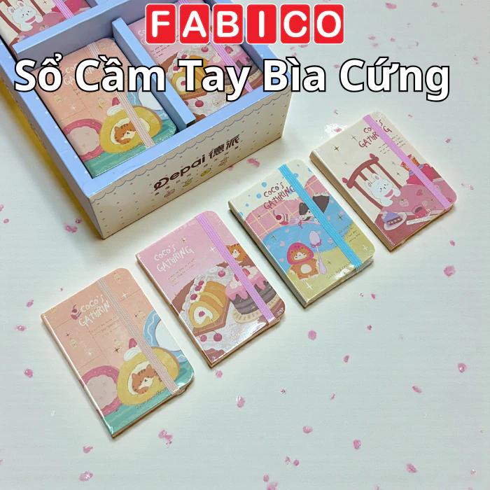 Sổ Tay Mini NoteBook A7 Bìa Cứng Depai 160 Trang 80gsm A7-1001-15