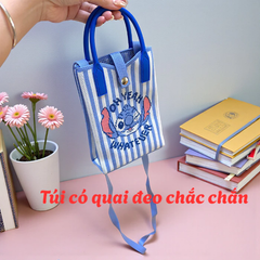 Túi Đeo Chéo Mini Disney Vải Canvas Cute, Túi Đựng Điện Thoại Nhỏ Gọn